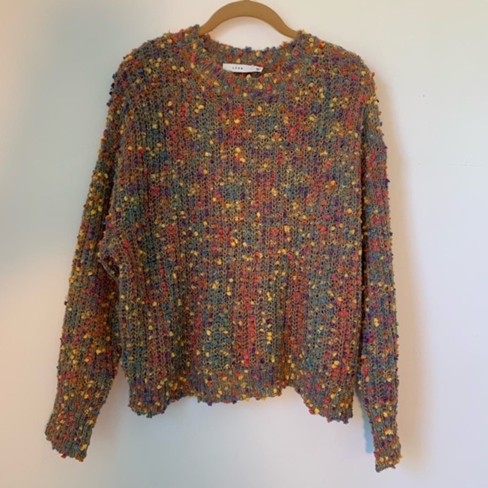 Lush Autumn Popcorn Sweater